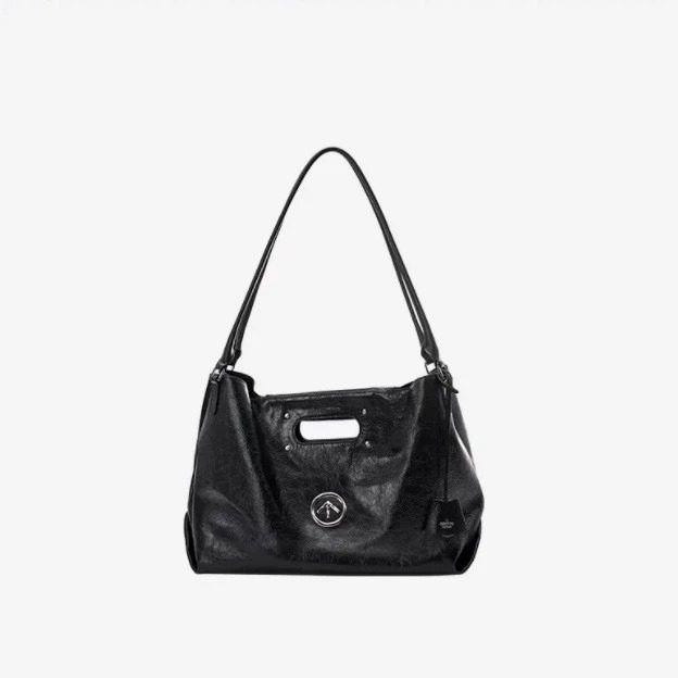 Arrow Tote Bag in Solid Color — front view