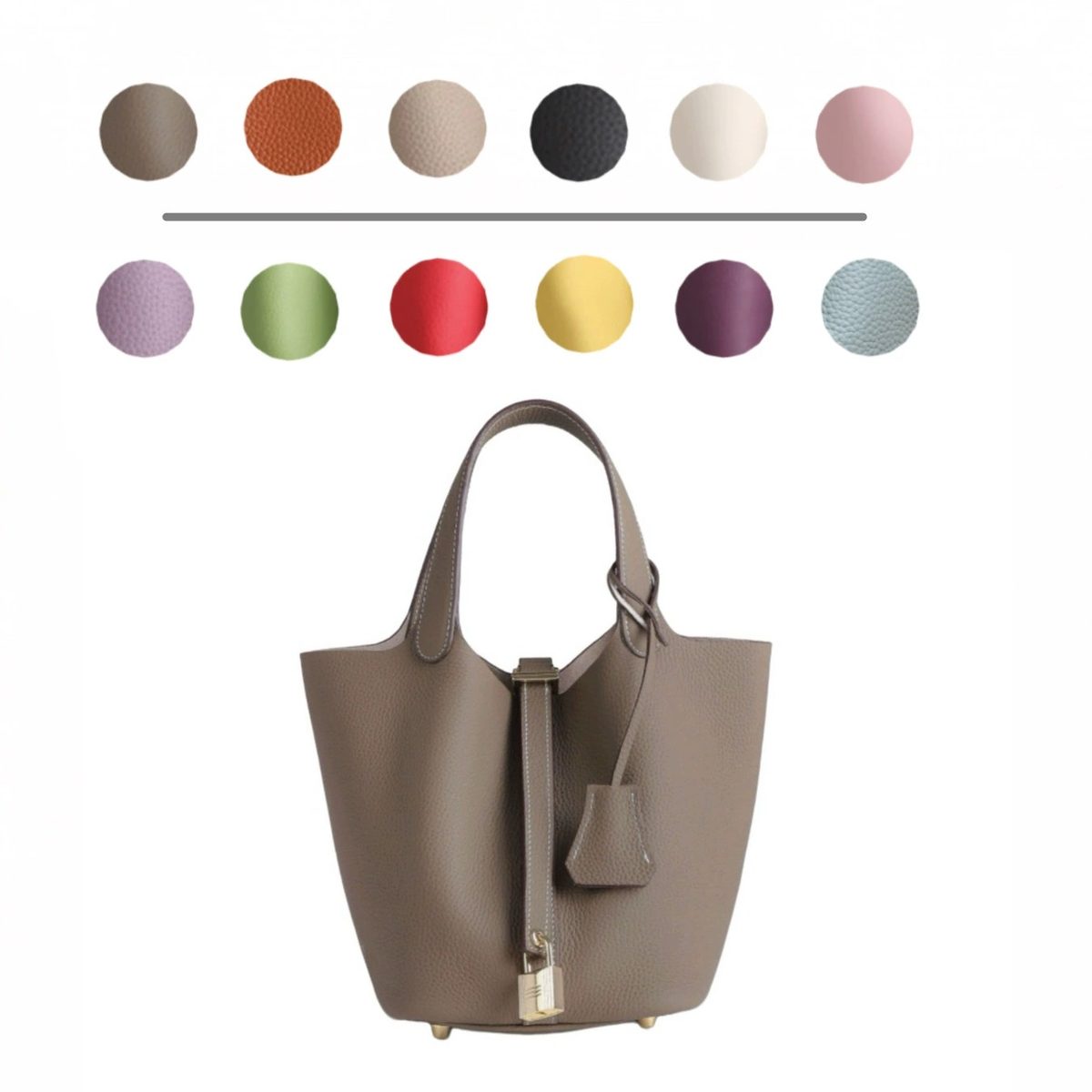 Cowhide Bucket Bag