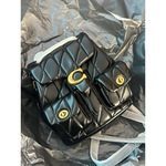 Cowhide Quilted Chain-Strap Shoulder Bag in Classic — view 11