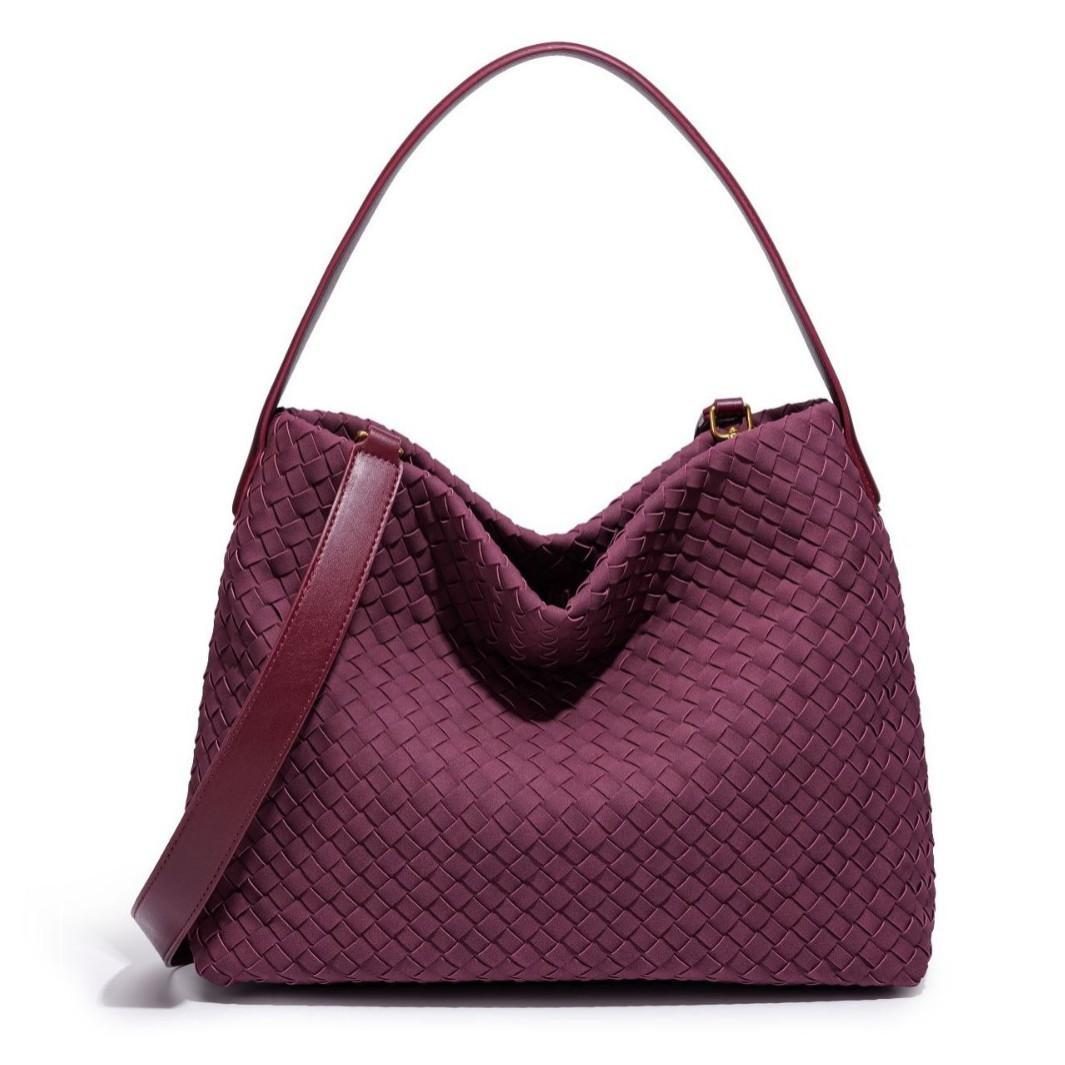 Retro Woven Large-Capacity Commuter Tote Bag