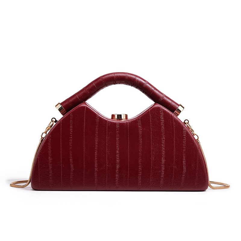 Satin Triangle Evening Clutch — Clutches handbag