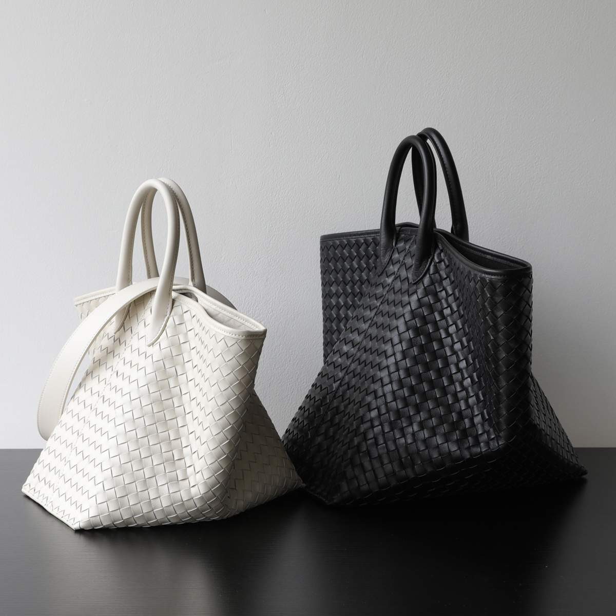 Woven Wing Leather Tote Bag — Tote Bags handbag